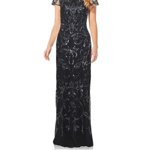 Adrianna papell black gown size 16